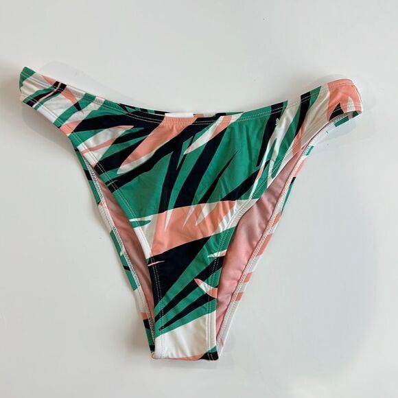 NWOT Bikini Lab Sonic Boom Tropical Hipster Bikini Large - Picture 2 of 10